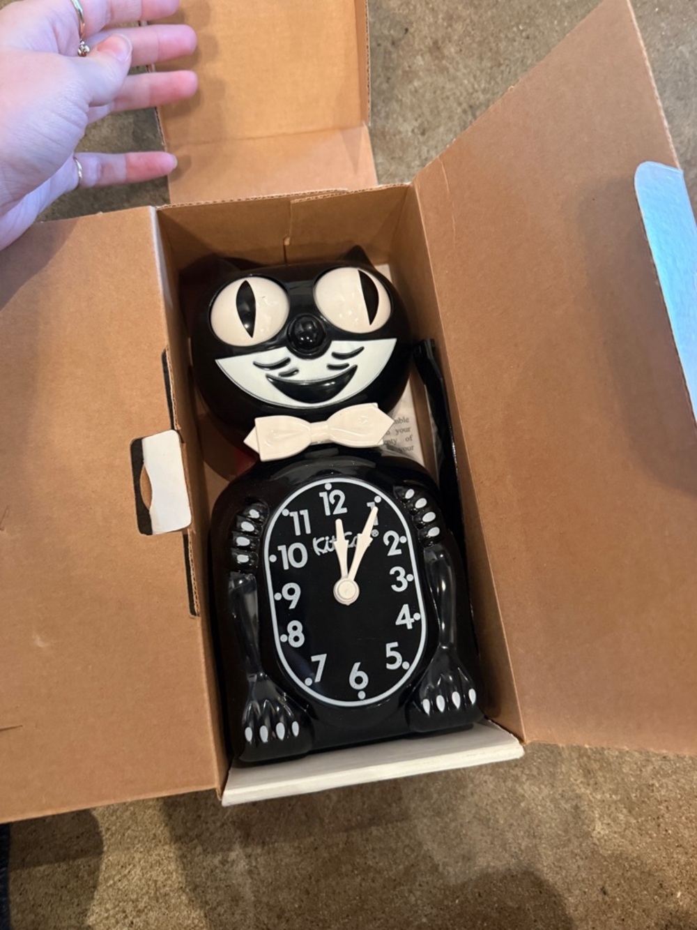 Classic Black Kit-Cat Klock